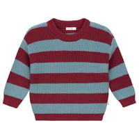 【Yuki Kidswear】Stripes Knitted Sweater - SEAHORSE