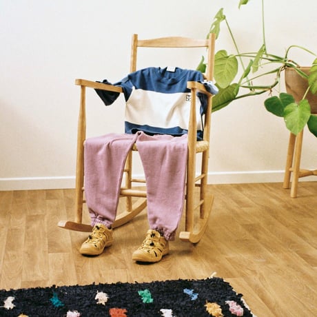 【the campamento】BLUE COLOR BLOCK KIDS SWEATER