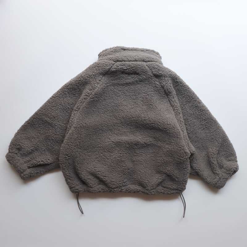 ラスト1【Façade】Teddy Zip sweater - STONE | Oggi.