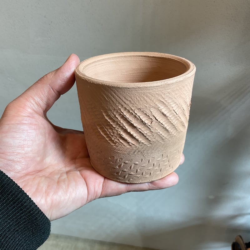 植木鉢 縄文火焔土器 プラ鉢 M | knog