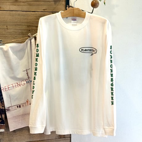 「AGAVE LOVER」 long sleeve T White 2025new