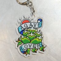 PLANTISTIC アクリルキーホルダー M　AGAVE LOVER
