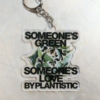 PLANTISTIC アクリルキーホルダー M　SOMEONE’S GREEN [白鯨]