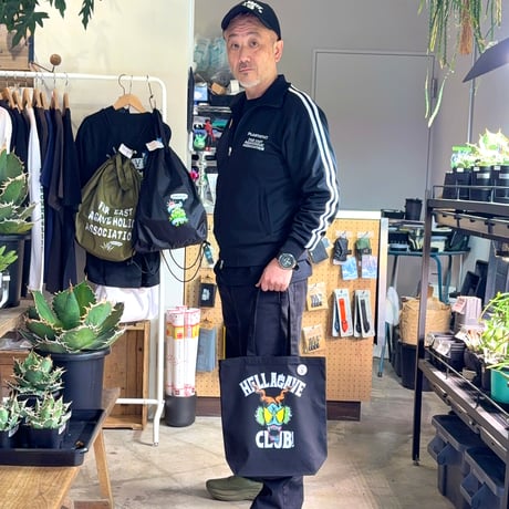 「HELL AGAVE CLUB」TOTE BAG BLK
