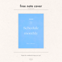 ［ note cover ］2026 schedule cover