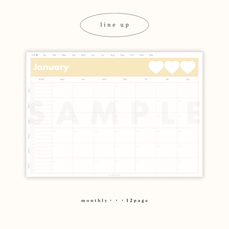 [ weekly left ] schedule vol.06 - yellow × pink -