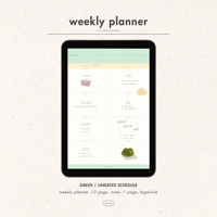 weekly planner block