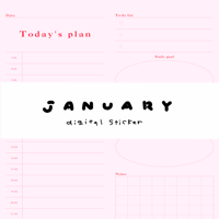 ［ free  template ］January
