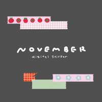 ［ free  sticker ］November