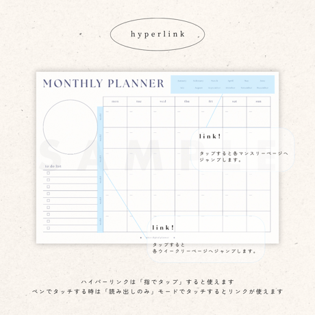 [ weekly grid ] schedule vol.04 - ivory × navy -