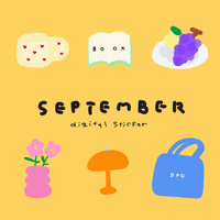 ［ free sticker ］September