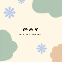 ［ free  sticker ］May