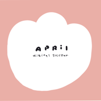 ［ free  sticker ］April