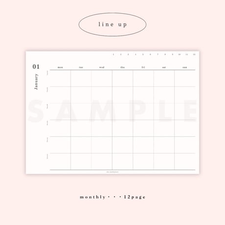 [ weekly block ] schedule vol.03 - White × black -