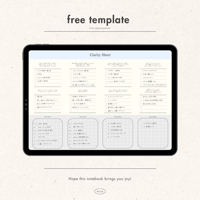 ［ free template ］clarity sheet  - Blue -