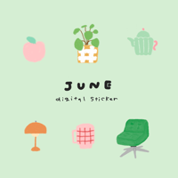 ［ free sticker ］June