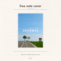 ［ note cover ］2026 journal  cover