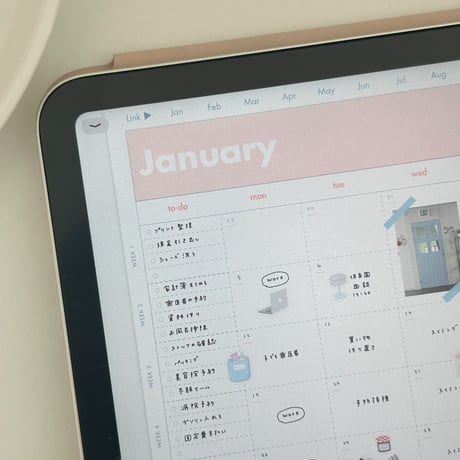 [ weekly left ] schedule vol.06 - pink × blue -