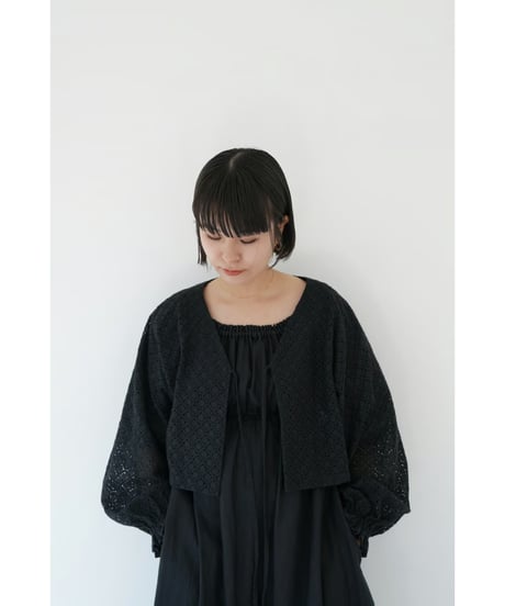 新品未使用【hibiniti】volume sleeve lace jacket volume sleeve lace jacket | hibiniti