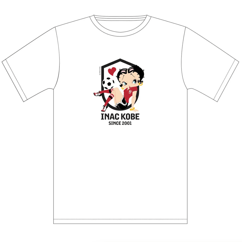 inac神戸　Tシャツ　選手デフォルメキャラ　L ニュース : 【ファン感謝Day選手着用オリジナル選手キャラクターT