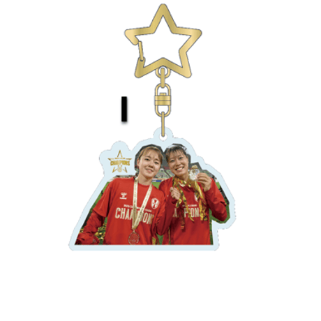 【受注販売】 WEリーグ優勝記念　星ナスカン キーホルダー【第三弾】