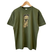 INAC BETTY Tシャツ  C  オリーブ L（F）