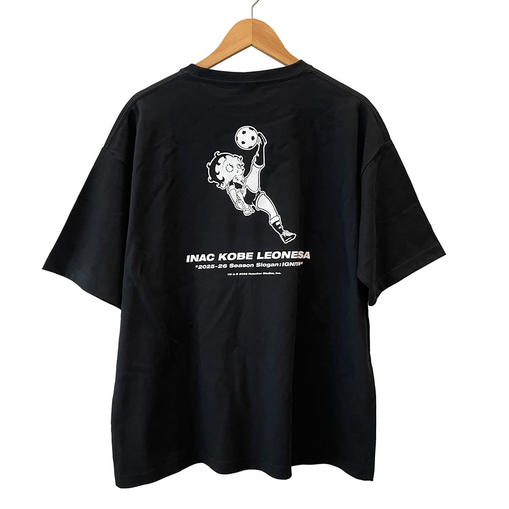 ベティーちゃん ブラックフェードTシャツ 袖シングル ALL SPORTS ベティーちゃん ブラックフェードTシャツ 袖シングル ALL SPORTS