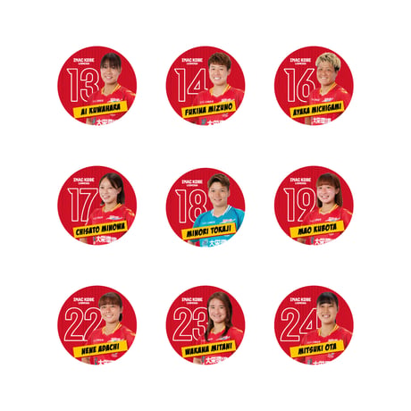 【SALE】2025/26プレイヤーズ丸形ステッカー