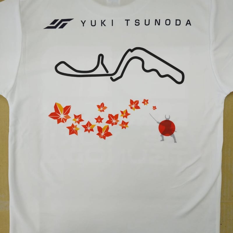 角田裕毅　サイン入りTシャツ 角田裕毅選手コラボモデル】応援団オリジナルTシャツ 2023