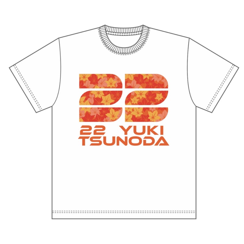 角田裕毅　サイン入りTシャツ 新品未使用】角田裕毅ブラック XLサイズ サインプリント 希少品