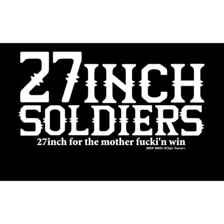 27INCH SOLDIERS Tee（BLK）