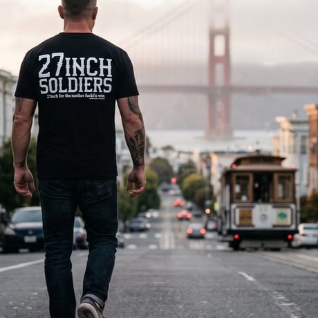 27INCH SOLDIERS Tee（BLK）