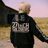 27INCH SOLDIERS パーカー（BLK）