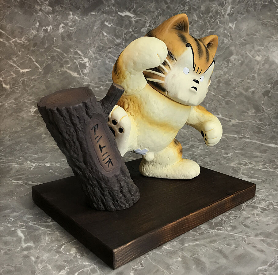 ART STORM - じゃりン子チエ　ソフビフィギュア　アントニオ　(はく製)  堅気屋 ART STORM - じゃりン子チエ ソフビフィギュア アントニオ