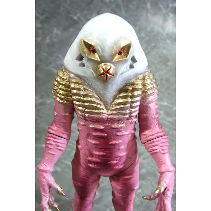 楳図かずお ウルトラマン ソフビ ザラブ星人 レトロver.2 楳図かずお版「ウルトラマン」ソフビシリーズ ザラブ星人 レトロ