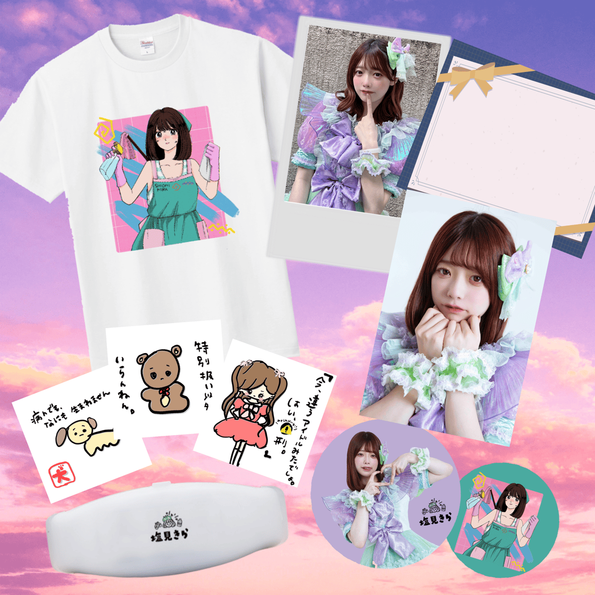 宛名・サイン入りチェキ&メッセージカード付き】生誕祭グッズ