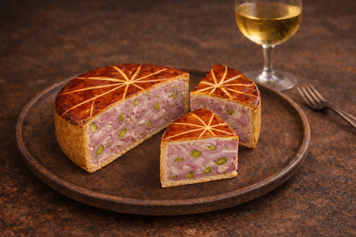 パテアンクルート（豚 フォアグラ ピスタチオ） | Charcuterie Rossignol