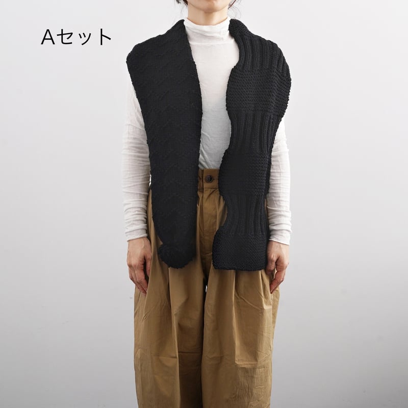 DARUMA アシンメトリーマフラーキット | ニットショップまつや