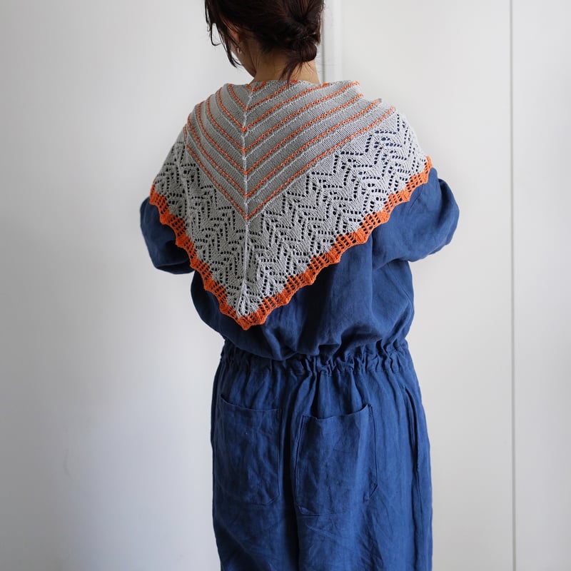 DARUMA 2026春夏新作 トライアングルレースショール キット | ニット