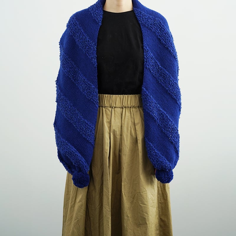 DARUMA ナナメストライプのマフラー | ニットショップまつや