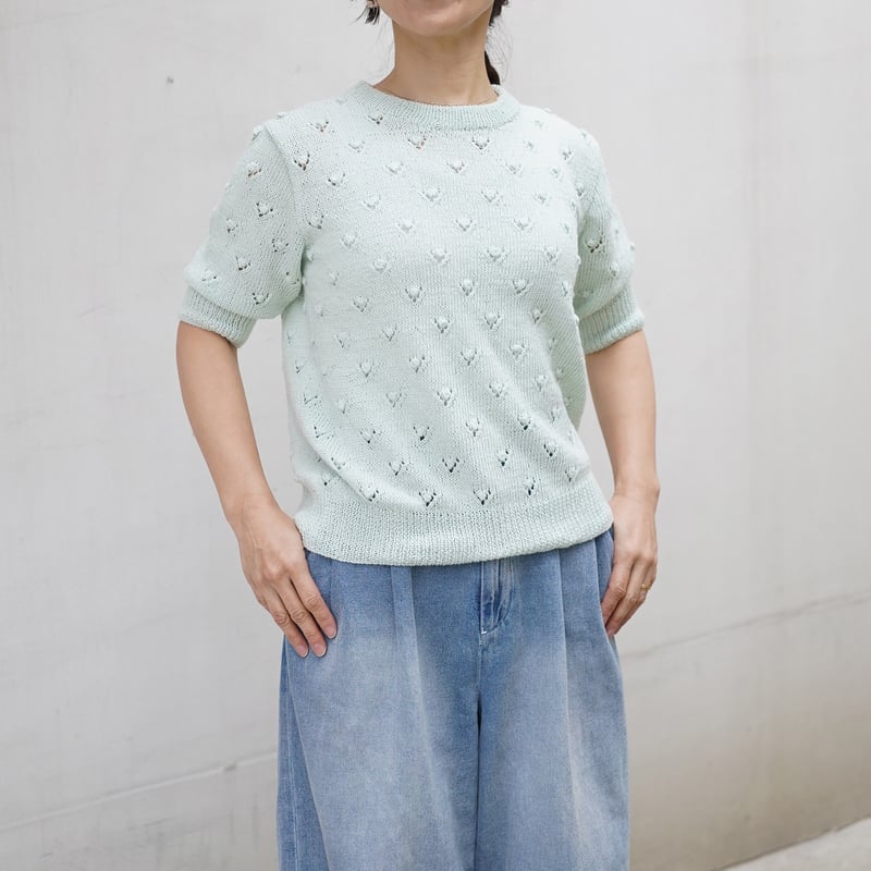 DARUMA 2026春夏新作 ポルカドット5分丈ブルオーバー キット | ニット