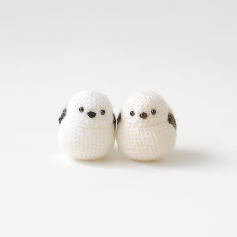 あみだおれフェスキット シマエナガの編みぐるみキット（2体作れる