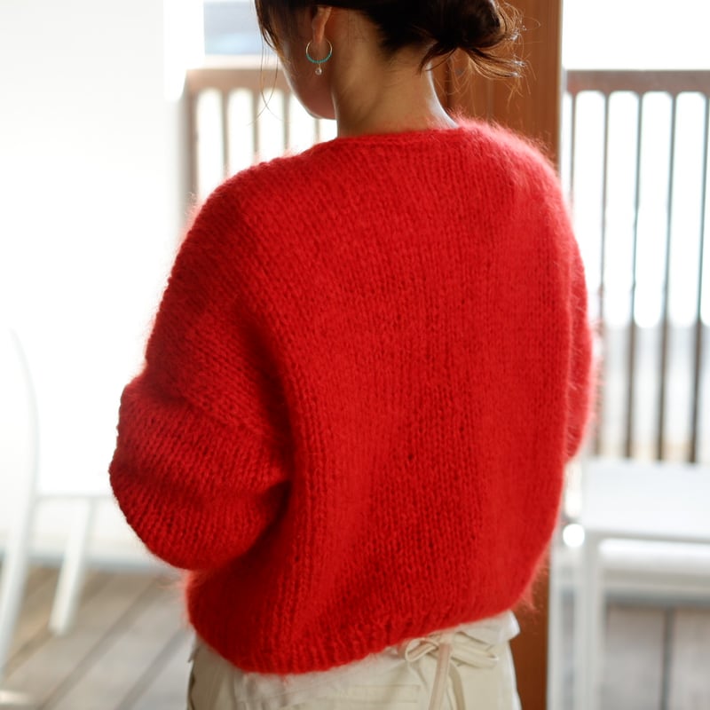LANKALIMON」掲載モヘヤカーディガンキット | ニットショップまつや LANKALIMON」掲載モヘヤカーディガンキット | ニットショップまつや