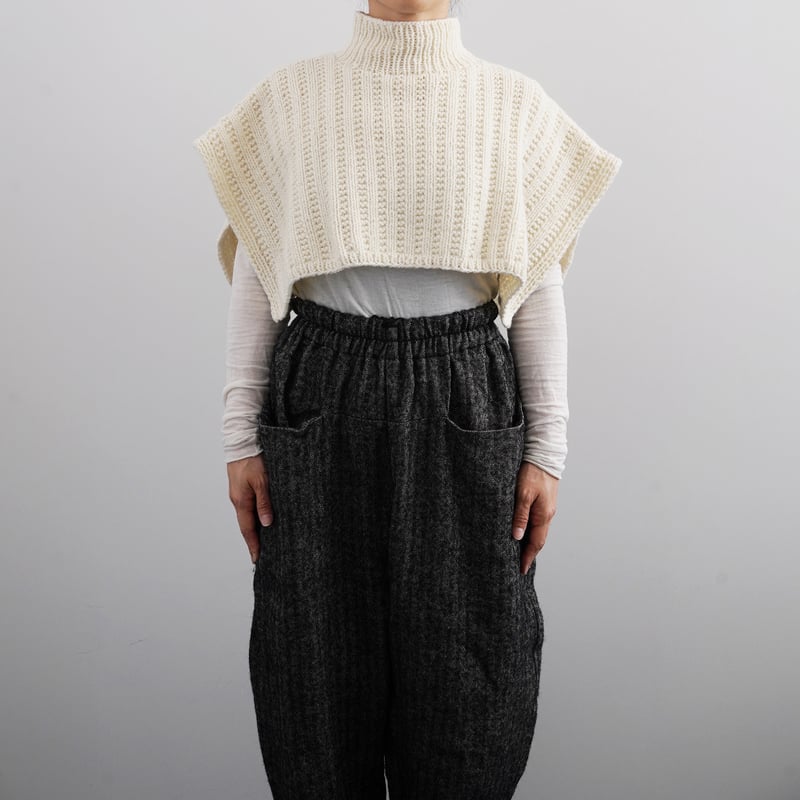 DARUMA ハイネックケープ | ニットショップまつや