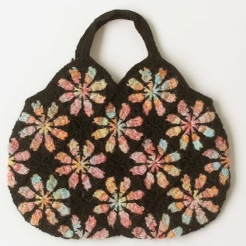 あみだおれフェス限定 ステンドグラス風モチーフつなぎのバッグセット