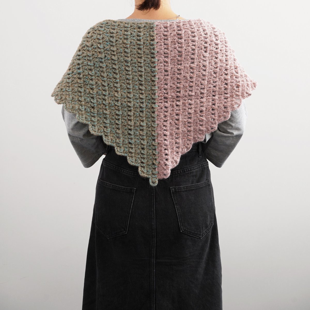 GEEKで編むクロッシェショールキット | ニットショップまつや