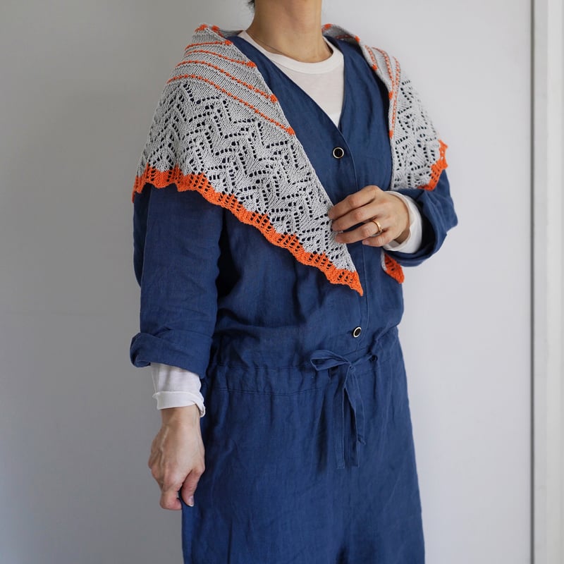 DARUMA 2026春夏新作 トライアングルレースショール キット | ニット