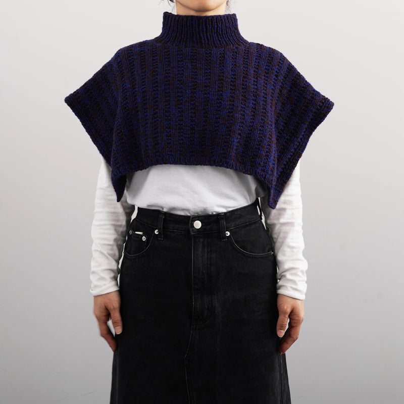 DARUMA ハイネックケープ | ニットショップまつや