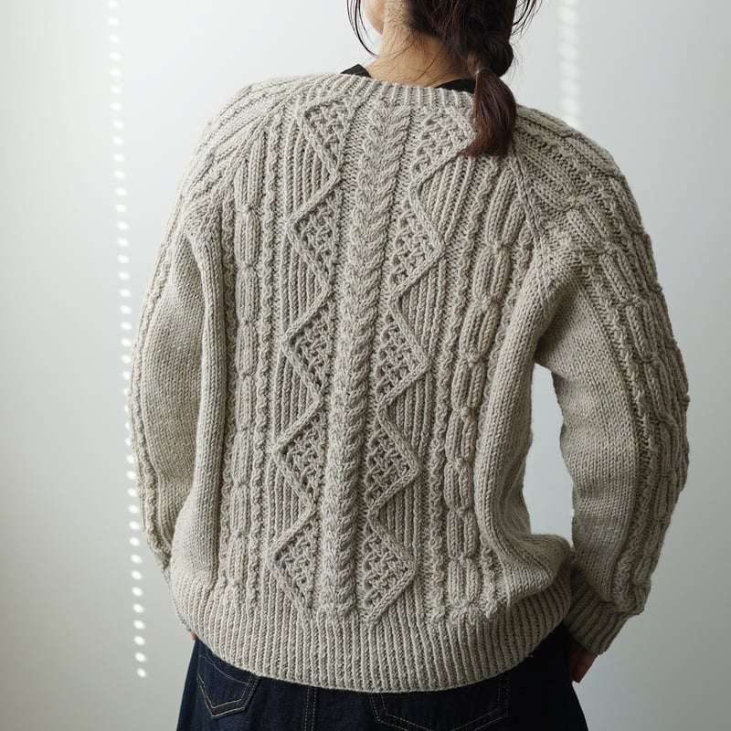 DARUMA ジグザグケーブルカーディガン キット（Mサイズ） | ニット