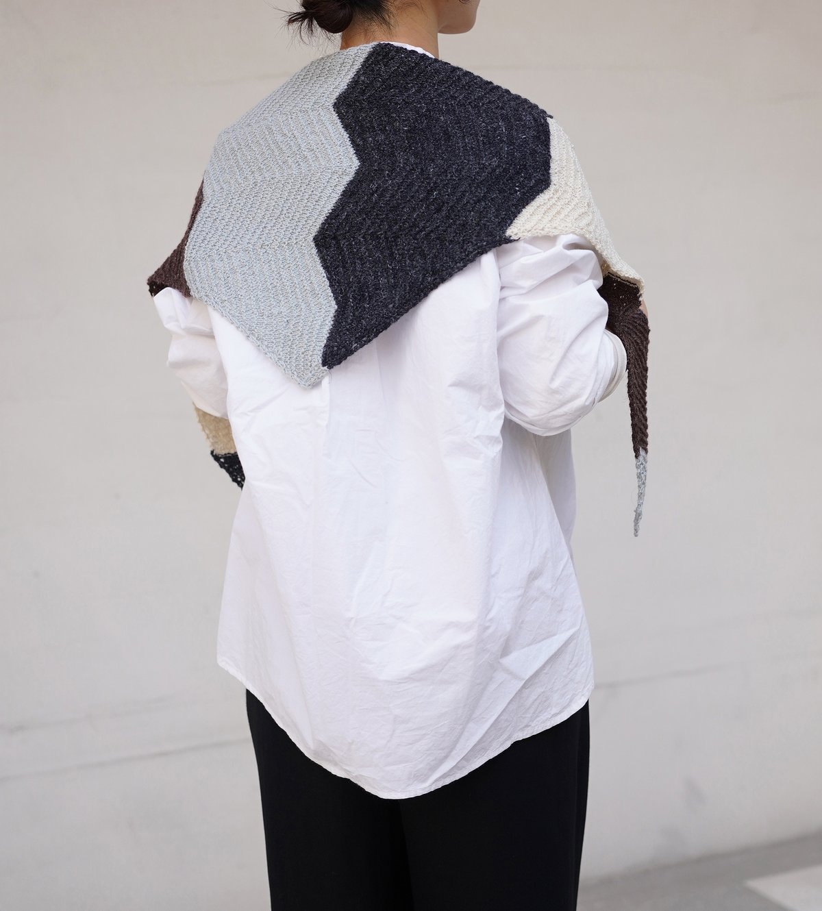 DARUMA2026新作 ジグザグショール キット | ニットショップまつや